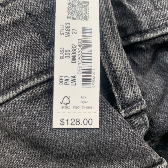 Madewell Woman’s Black Jeans The Curvy Perfect Vintage Jean Lunar Wash BNWT - Picture 12 of 13